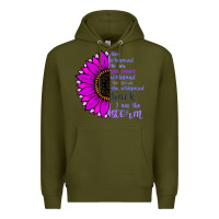 Army Green I Am The Storm sunflower Premium Hoodie - Bettercallsaul