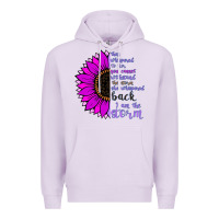 Lilac I Am The Storm sunflower Premium Hoodie - Bettercallsaul