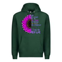 Sports Green I Am The Storm sunflower Premium Hoodie - Bettercallsaul