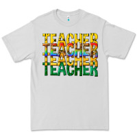 Dove Grey teacher teacher teacher Premium Tee - texasbilliewilder