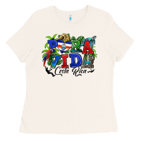 Bone pura vida costa rica rana Ladies Tee - RanaPortraitStore