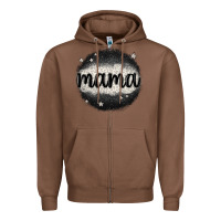 Chestnut leopard mama Zipper Hoodie - MaliasSmallBusiness