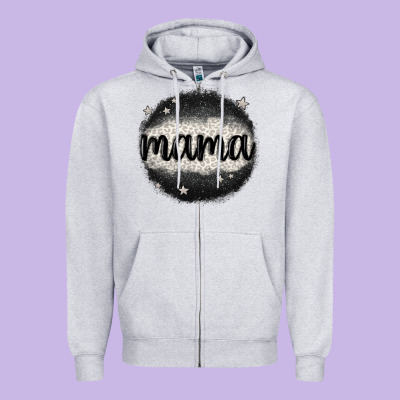 Leopard Mama Zipper Hoodie Designed By Maliassmallbusiness