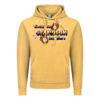 Vintage Mustard that's my grandson out there baseball Vintage Hoodie - JahusDesignShop