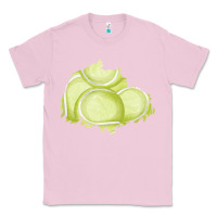 Bubblegum Pink tennis patch Classic Tee - AdoDesignShop