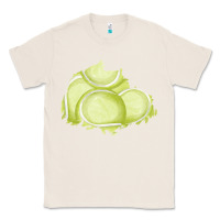 Natural tennis patch Classic Tee - AdoDesignShop