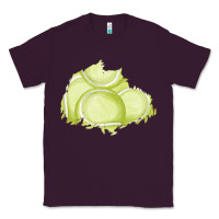 Plum tennis patch Classic Tee - AdoDesignShop