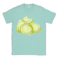 Seafoam tennis patch Classic Tee - AdoDesignShop