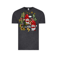 Vintage Black farm truck,noel gnome Vintage Tee - JahusDesignShop