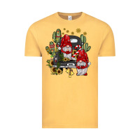 Vintage Mustard farm truck,noel gnome Vintage Tee - JahusDesignShop