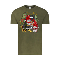 Vintage Olive farm truck,noel gnome Vintage Tee - JahusDesignShop
