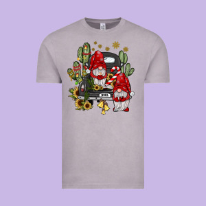 Farm Truck,noel Gnome Vintage Tee Designed By Jahusdesignshop