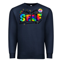 Navy self love tie dye Premium Sweatshirt - Artiststas