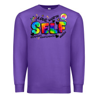 Purple self love tie dye Premium Sweatshirt - Artiststas