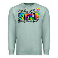 Seafoam self love tie dye Premium Sweatshirt - Artiststas