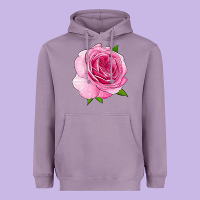 All Dressed Up Rose Heavyweight Hoodie Designed By Lillyallendesigns