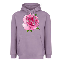 Lavender All Dressed Up Rose Heavyweight Hoodie - LillyAllenDesigns