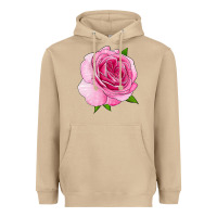 Mushroom All Dressed Up Rose Heavyweight Hoodie - LillyAllenDesigns