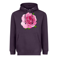 Plum All Dressed Up Rose Heavyweight Hoodie - LillyAllenDesigns