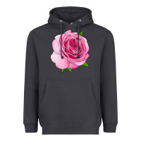 Smoke All Dressed Up Rose Heavyweight Hoodie - LillyAllenDesigns