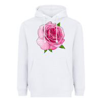 White All Dressed Up Rose Heavyweight Hoodie - LillyAllenDesigns
