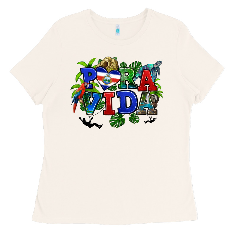 Pura Vida Costa Rica Ladies Tee by RanaPortraitStore | Teevron