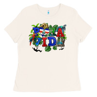 Bone pura vida costa rica Ladies Tee - RanaPortraitStore
