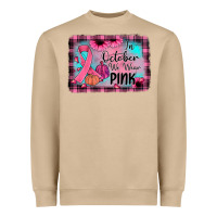 Mushroom in october we wear pink Heavyweight Sweatshirt - JahusDesignShop