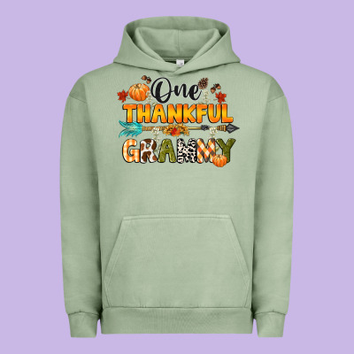 One Thankful Grammy Urban Hoodie Designed By Cowgirlartshop
