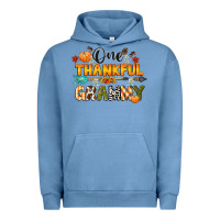 Pigment Pebble Blue one thankful grammy Urban Hoodie - CowGirlArtShop