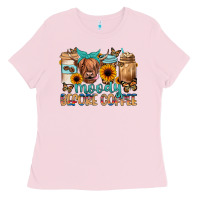 Moody Before Coffee Ladies Tee | Teevron