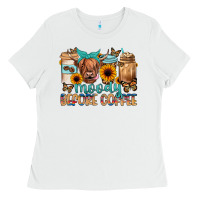 White moody before coffee Ladies Tee - JahusDesignShop