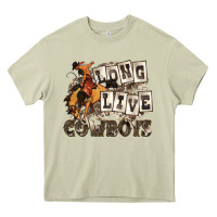 Mossy long live cowboys Heavy Core Tee - Zillion Design Studio