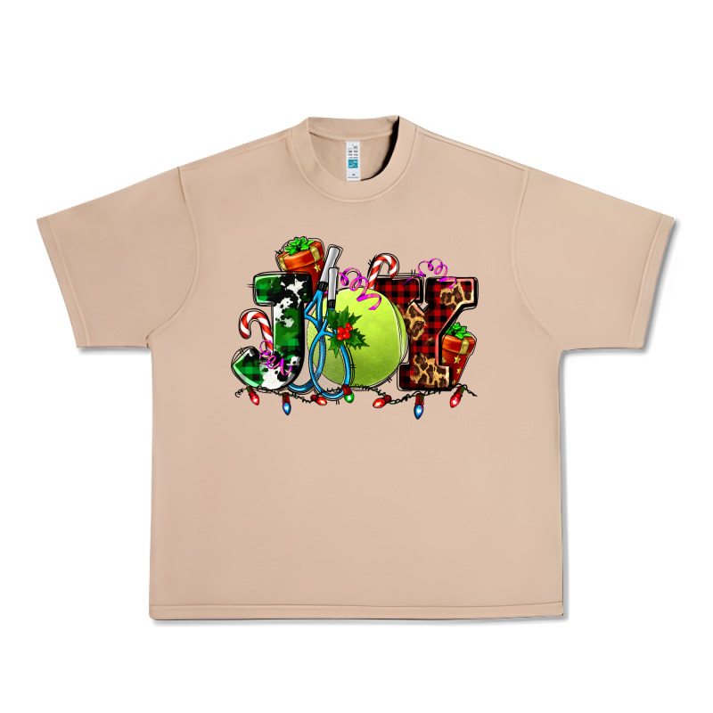 Joy And Tennis Christmas Urban Heavy Tee by AdoDesignShop | Teevron