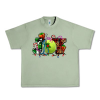 Oil Green joy and tennis christmas Urban Heavy Tee - AdoDesignShop