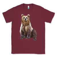 Burgundy bear Classic Tee - Artiststas