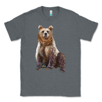 Charcoal Heather bear Classic Tee - Artiststas