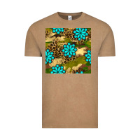 Vintage Coffee camouflage leopard gemstone seamless pattern Vintage Tee - BundleAndBundleShop