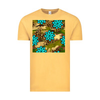 Vintage Mustard camouflage leopard gemstone seamless pattern Vintage Tee - BundleAndBundleShop