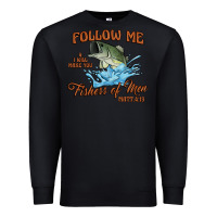 Black fishers of men Premium Sweatshirt - Artiststas