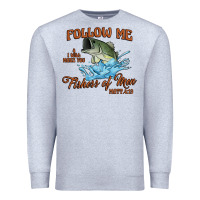 Heather Grey fishers of men Premium Sweatshirt - Artiststas