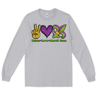 Moon Dust peace love mardi gras Long Sleeve Tee - Jasminsmagicworld