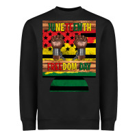 Black juneteenth freedom day 12 oz can cooler (regular) 2 Heavyweight Sweatshirt - Artiststas