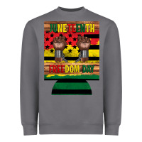 Storm juneteenth freedom day 12 oz can cooler (regular) 2 Heavyweight Sweatshirt - Artiststas