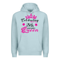 Blue Mist Celebrating With the 18th Birthday Queen Premium Hoodie - Bettercallsaul