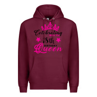 Burgundy Celebrating With the 18th Birthday Queen Premium Hoodie - Bettercallsaul