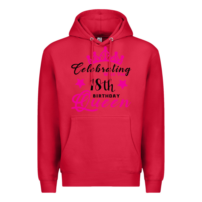 Celebrating With The 18th Birthday Queen Premium Hoodie by Bettercallsaul | Teevron
