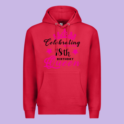 Celebrating With The 18th Birthday Queen Premium Hoodie Designed By Bettercallsaul