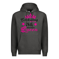 Charcoal Heather Celebrating With the 18th Birthday Queen Premium Hoodie - Bettercallsaul