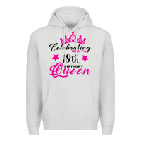 Dove Grey Celebrating With the 18th Birthday Queen Premium Hoodie - Bettercallsaul